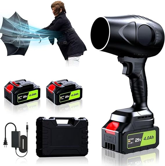 100,000 RPM cordless handheld leaf blower