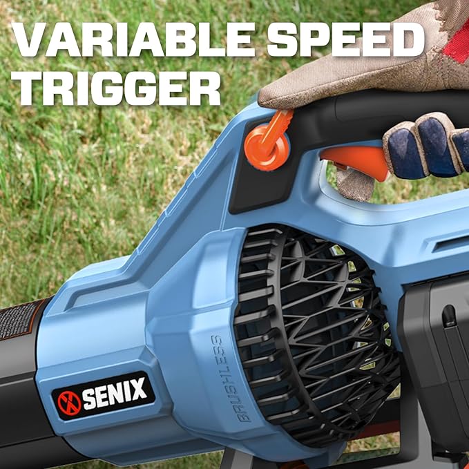SENIX 60V Max Cordless Leaf Blower (Model BLAX6‑M1):