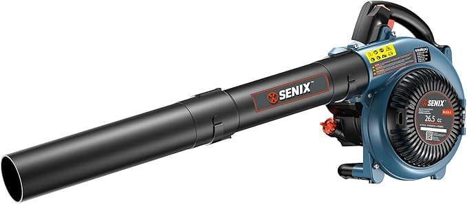 SENIX 4QL 26.5‑cc 4‑Cycle Handheld Gas-Powered Leaf Blower (Model BL4QL‑L):